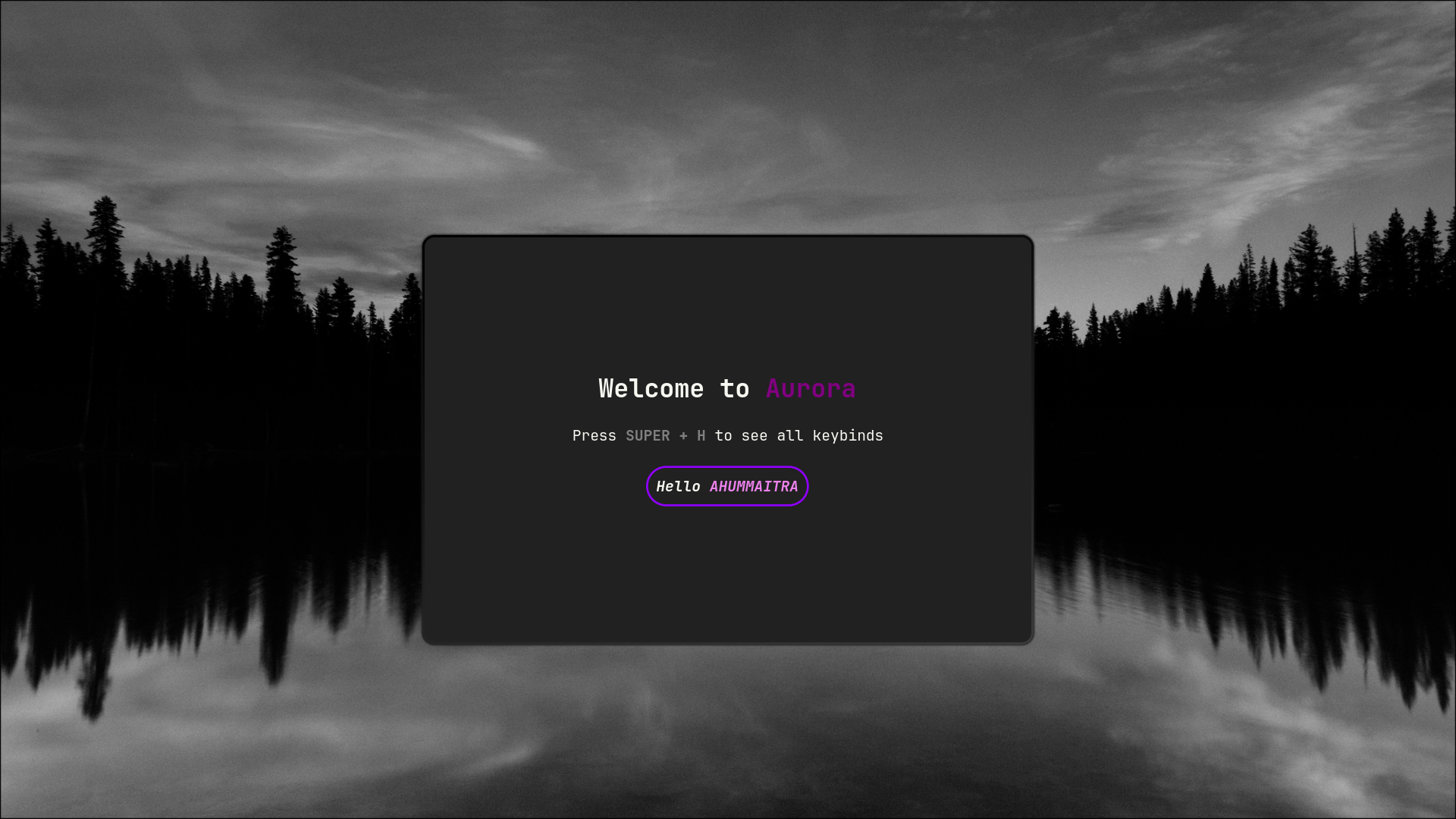 Welcome app